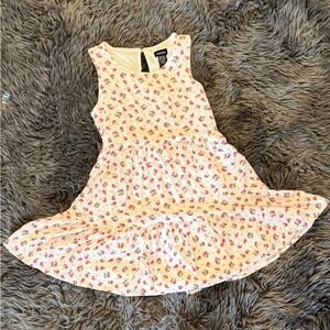 Zunie Cream Sleeveless Scoop Neck Sundress